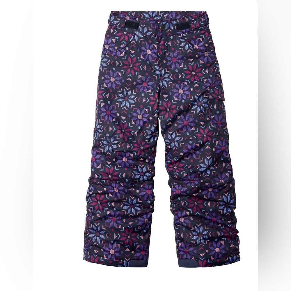 Columbia Girls' Starchaser Peak II Insulated Pants (Serenity Paperflakes, XXS)